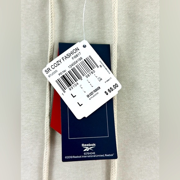 Reebok Womens Studio Cozy Fashion Hoodie Sweatshirt Sharkbite Side Stucc… - Picture 5 of 11